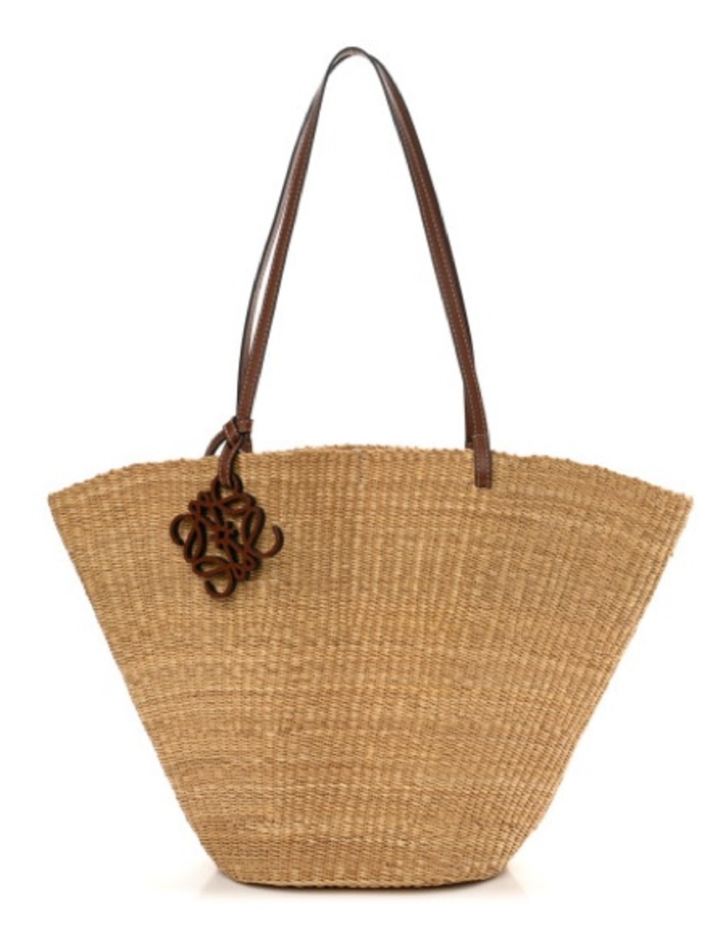 Loewe Raffia Shell Basket Bag Ibiza EUC